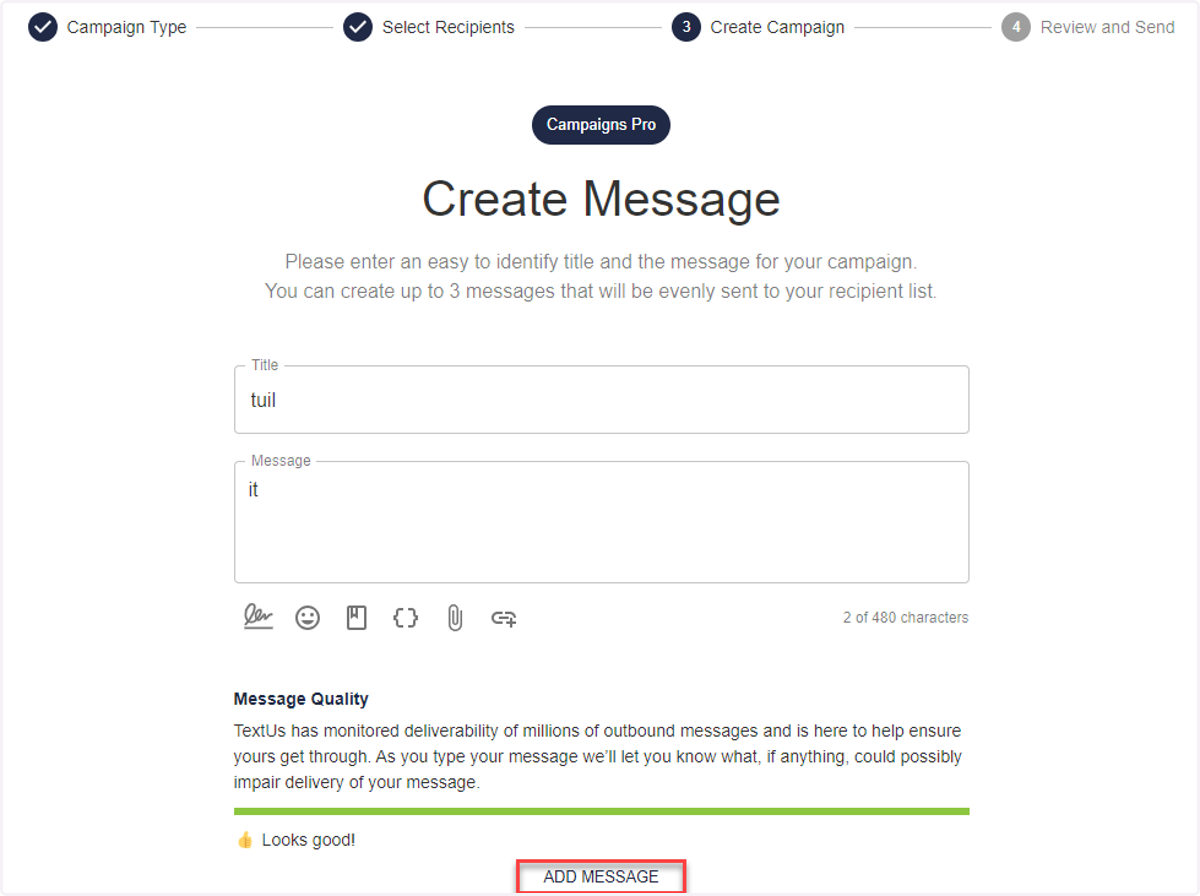 Create your campaign