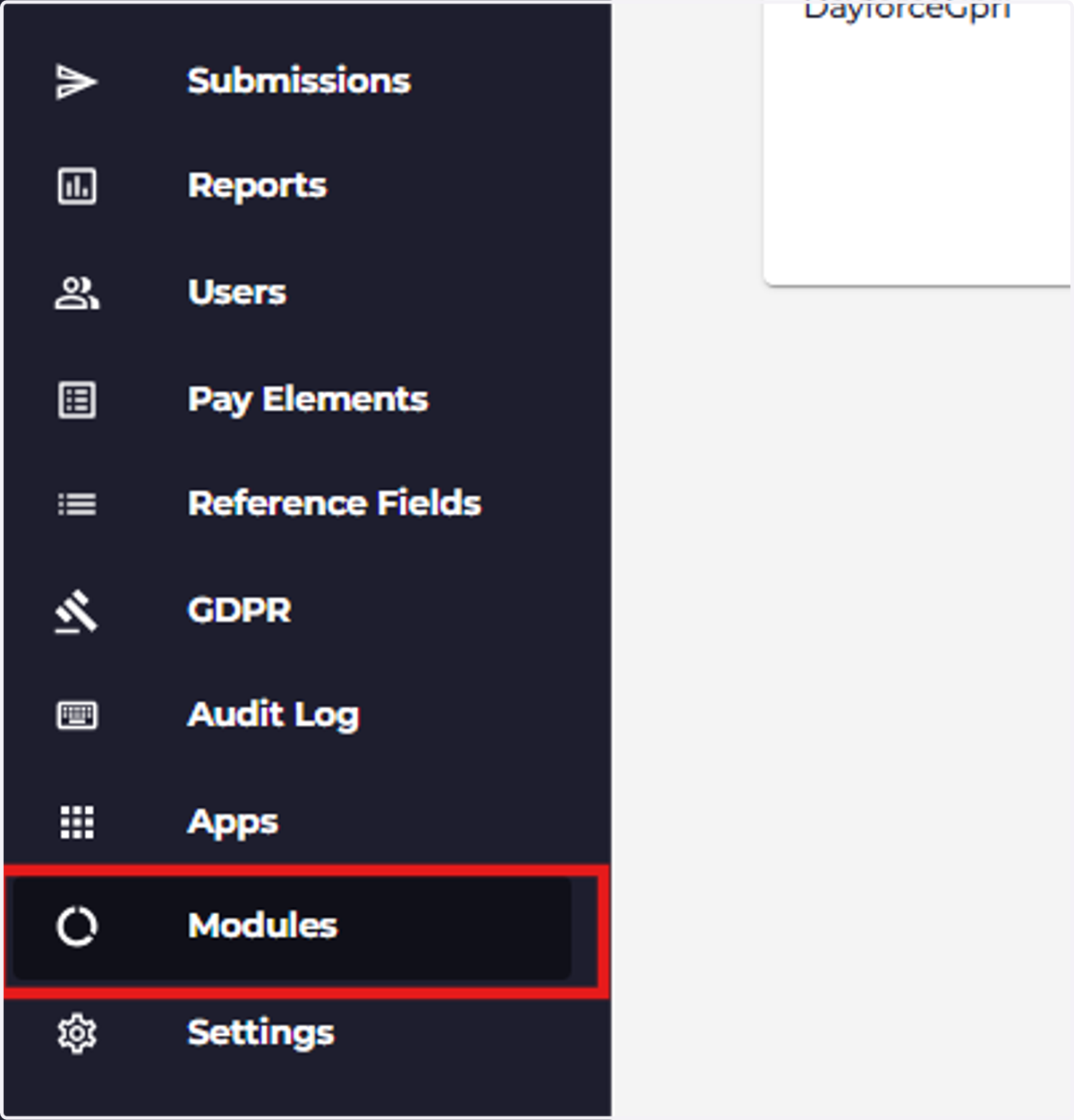 Modules: Access client-specific modules and functionality configured for your organisation.