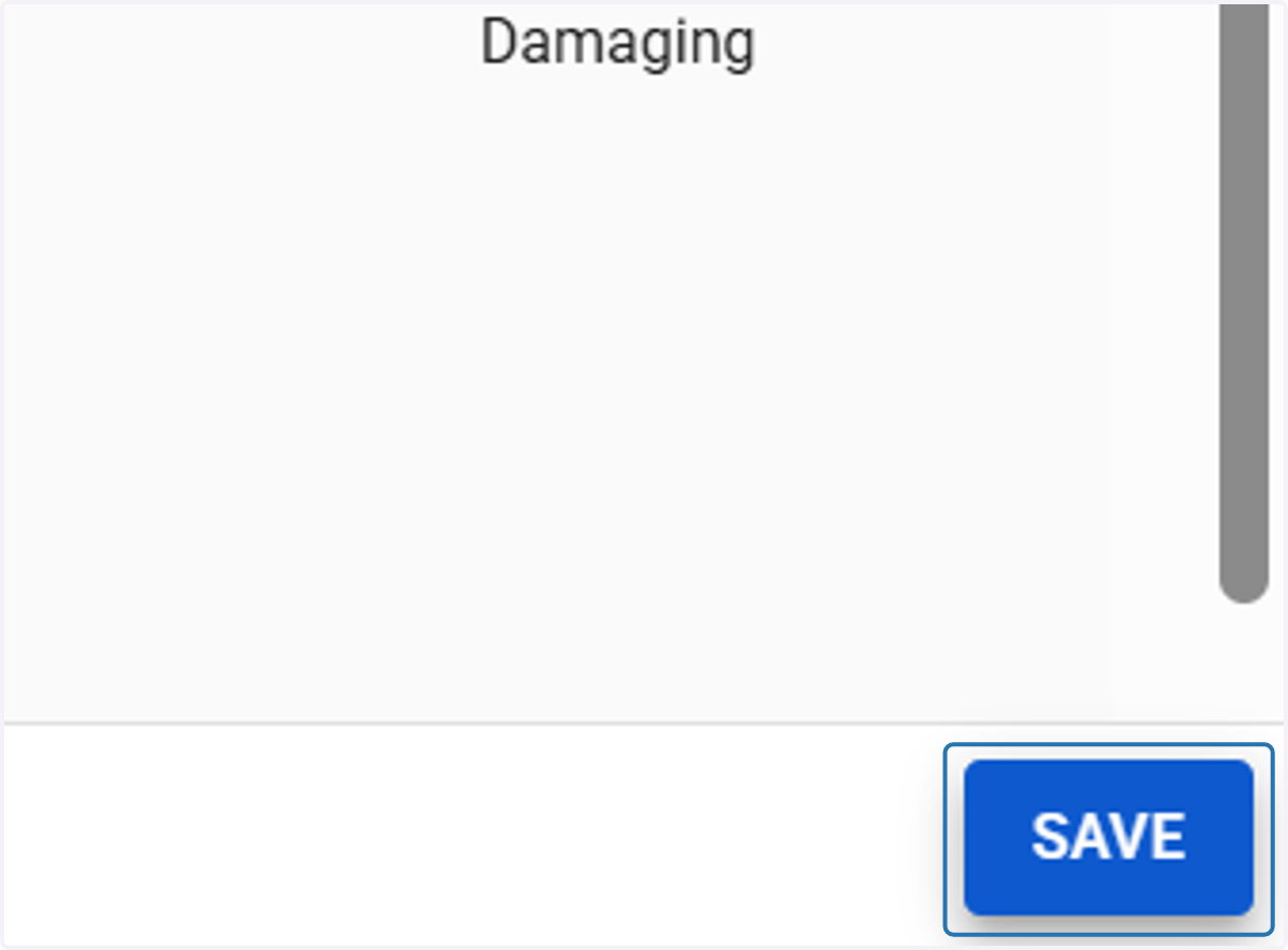 Click on SAVE