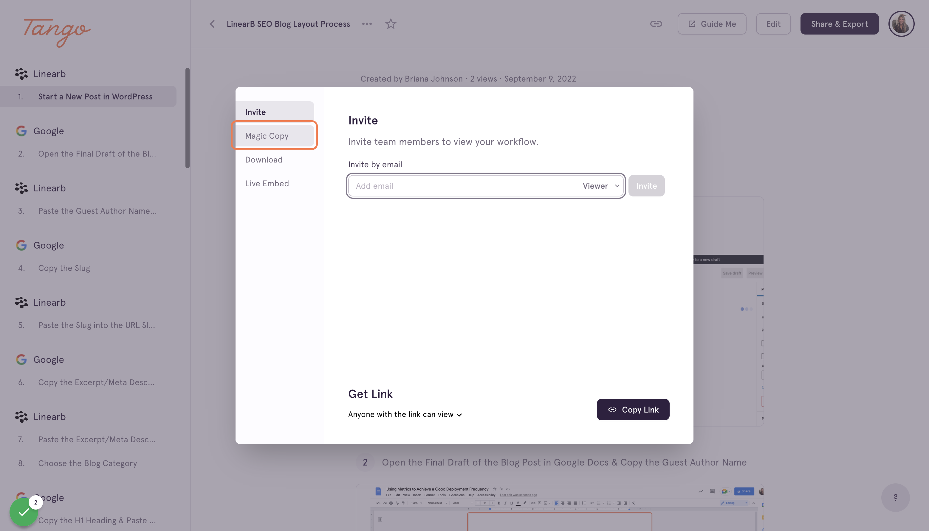 Click on Magic Copy