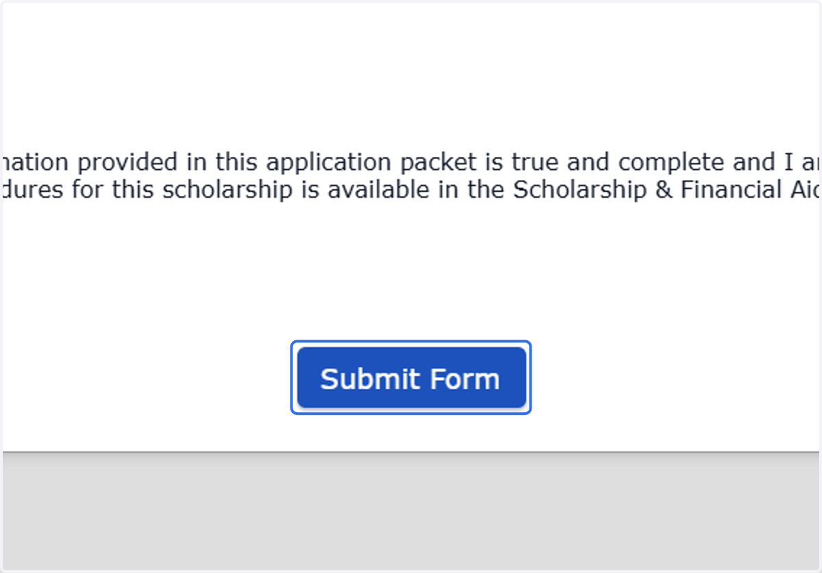 Click on Submit Form