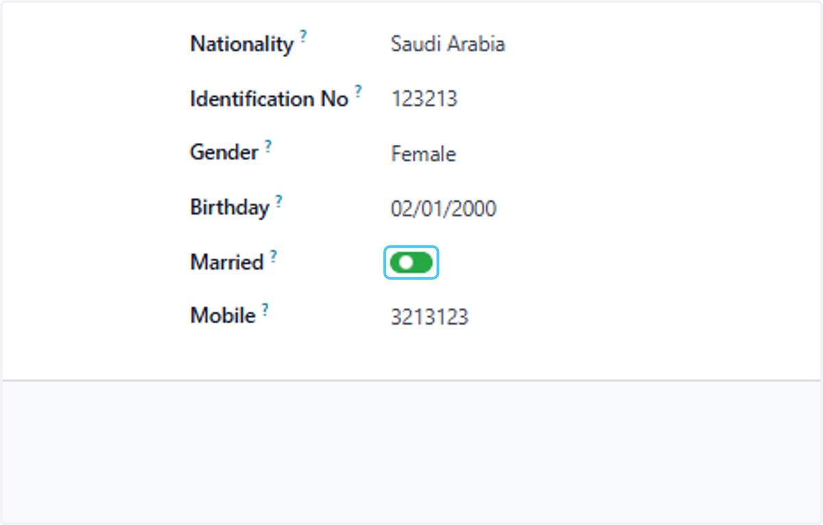 Check Married?