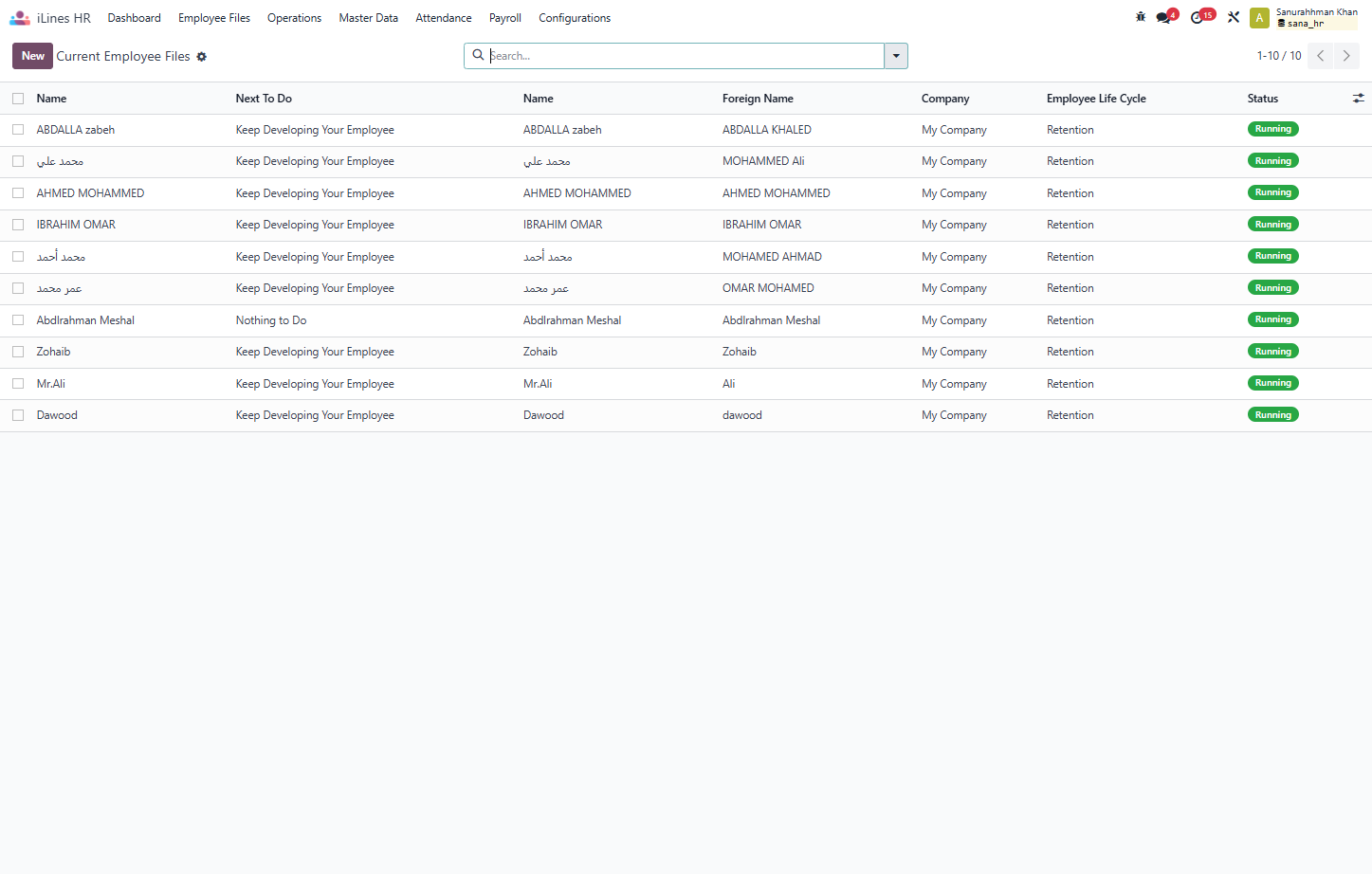 Click on highlight to check the Medical Classes added to employees