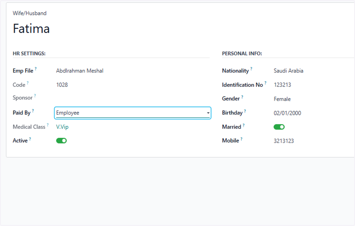 Select Employee from Paid By?