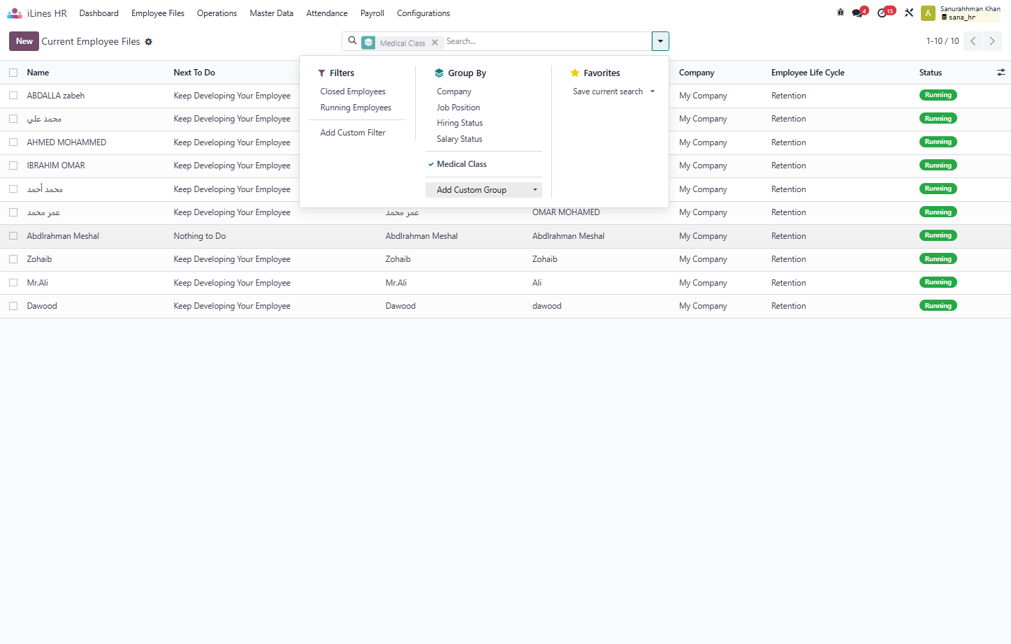 Select Add Custom Group