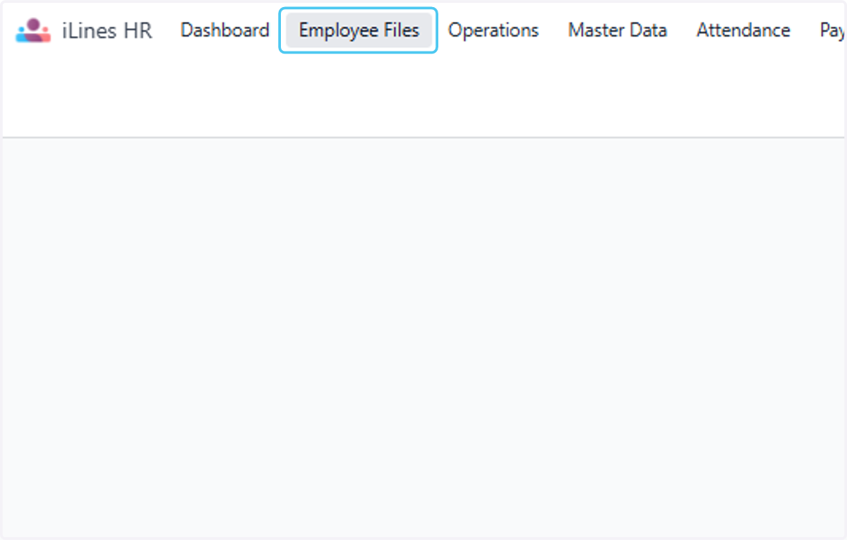 Click on Employee Files
