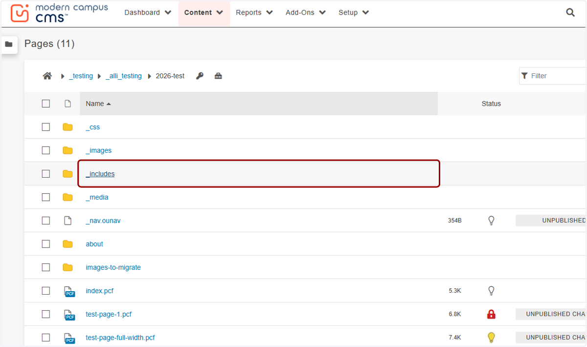 ...click on _includes...