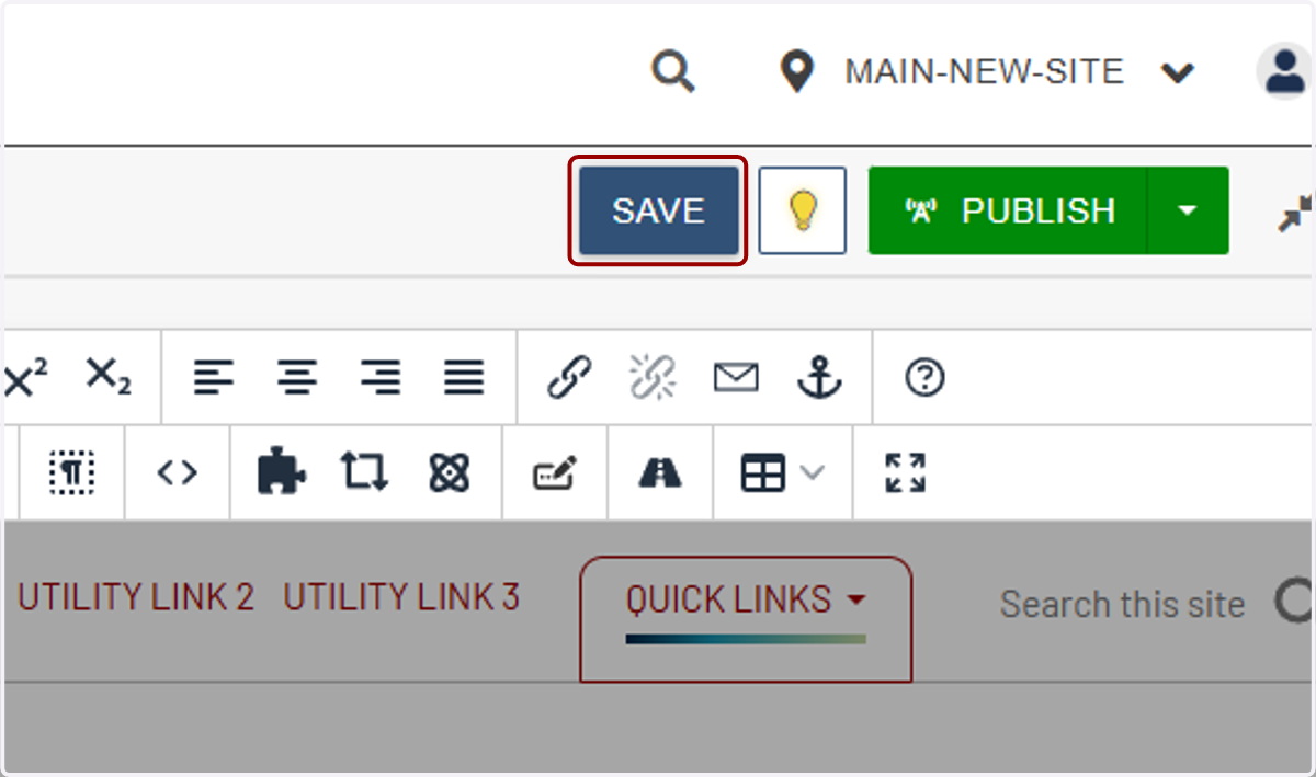 Click on SAVE