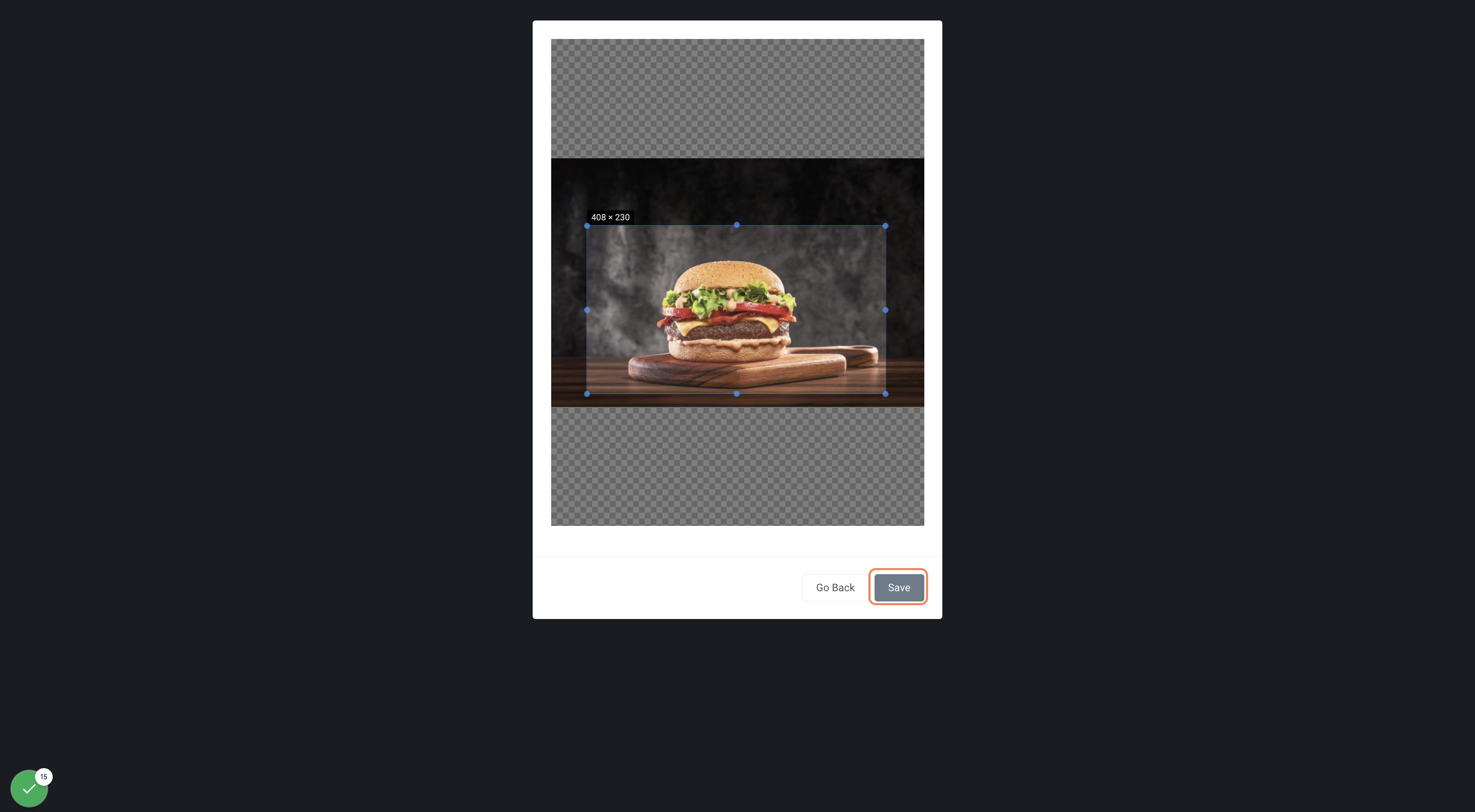 Click on Save