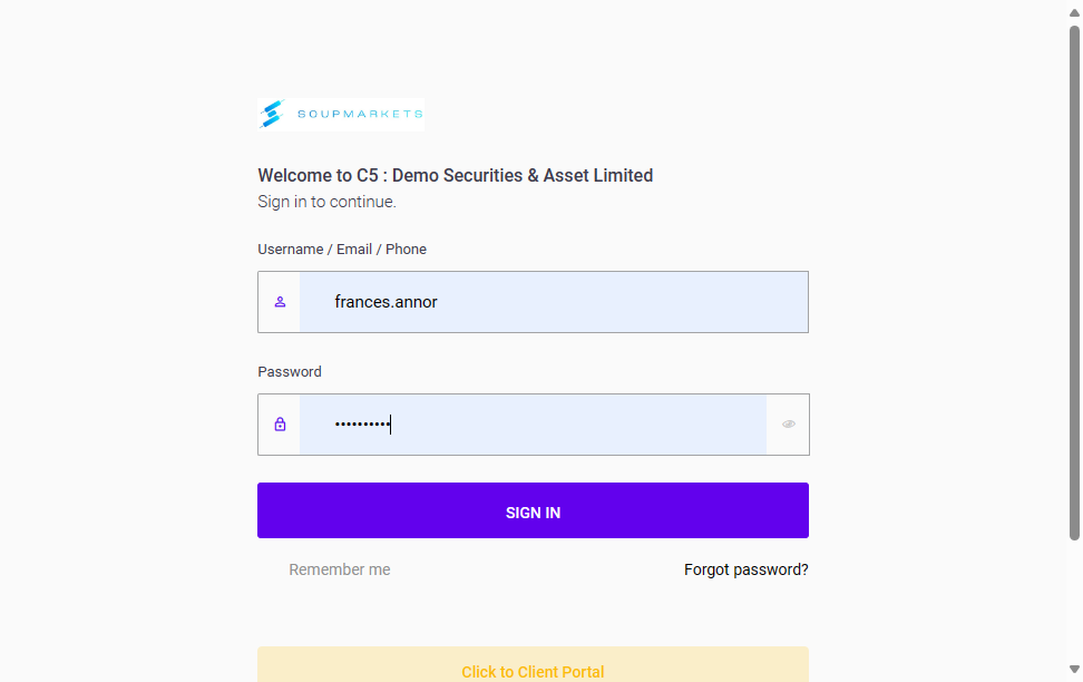 Click on SIGN IN