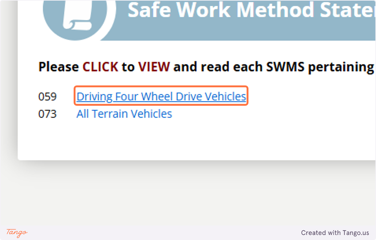 Open and view any hyperlinked documents where recommended to do so.