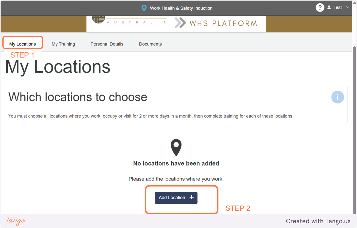 Register for an Induction