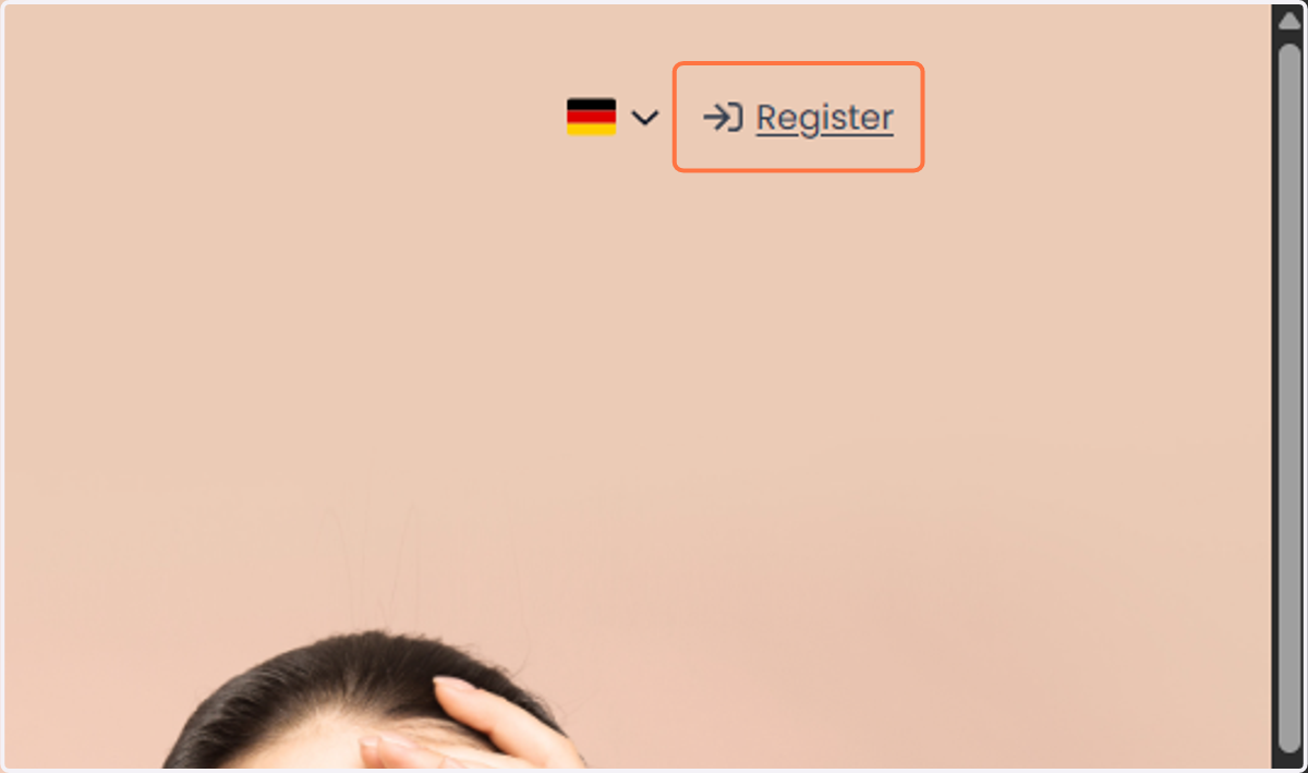 Go to the Injectablesbooking website. Ga naar de website Injectablesbooking