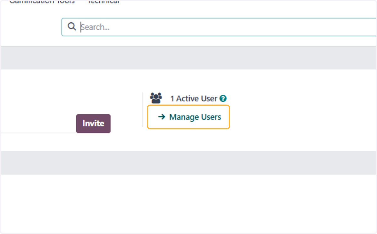 Click on Manage Users
