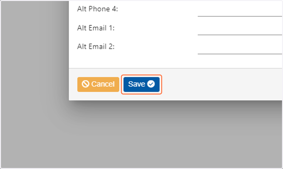Click on Save