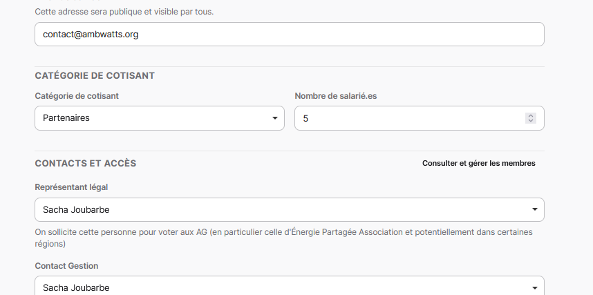 Les modifications seront automatiquement pris en compte !