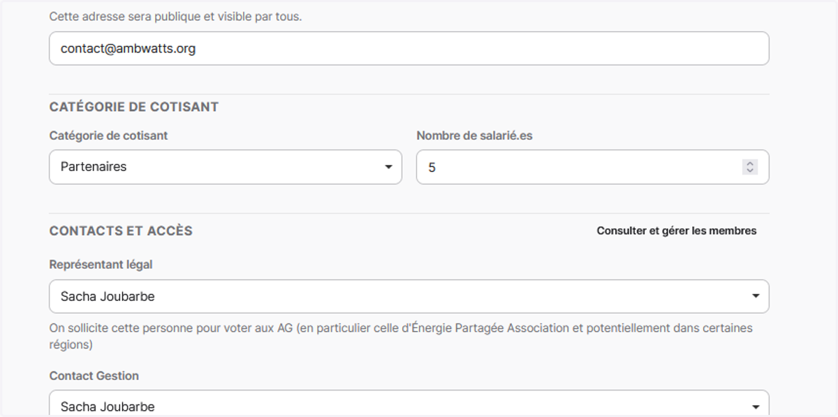 Les modifications seront automatiquement pris en compte !