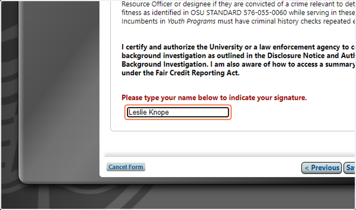 Enter your full name