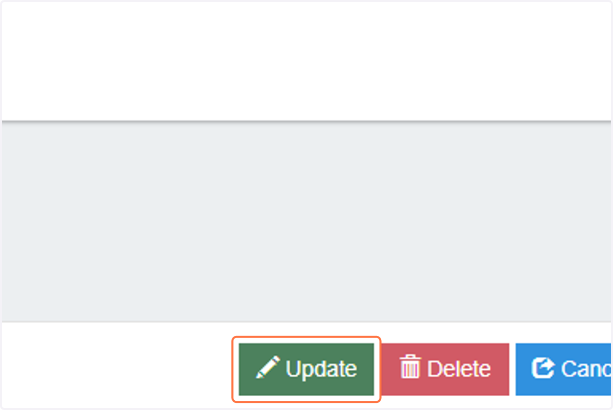 Click on Update