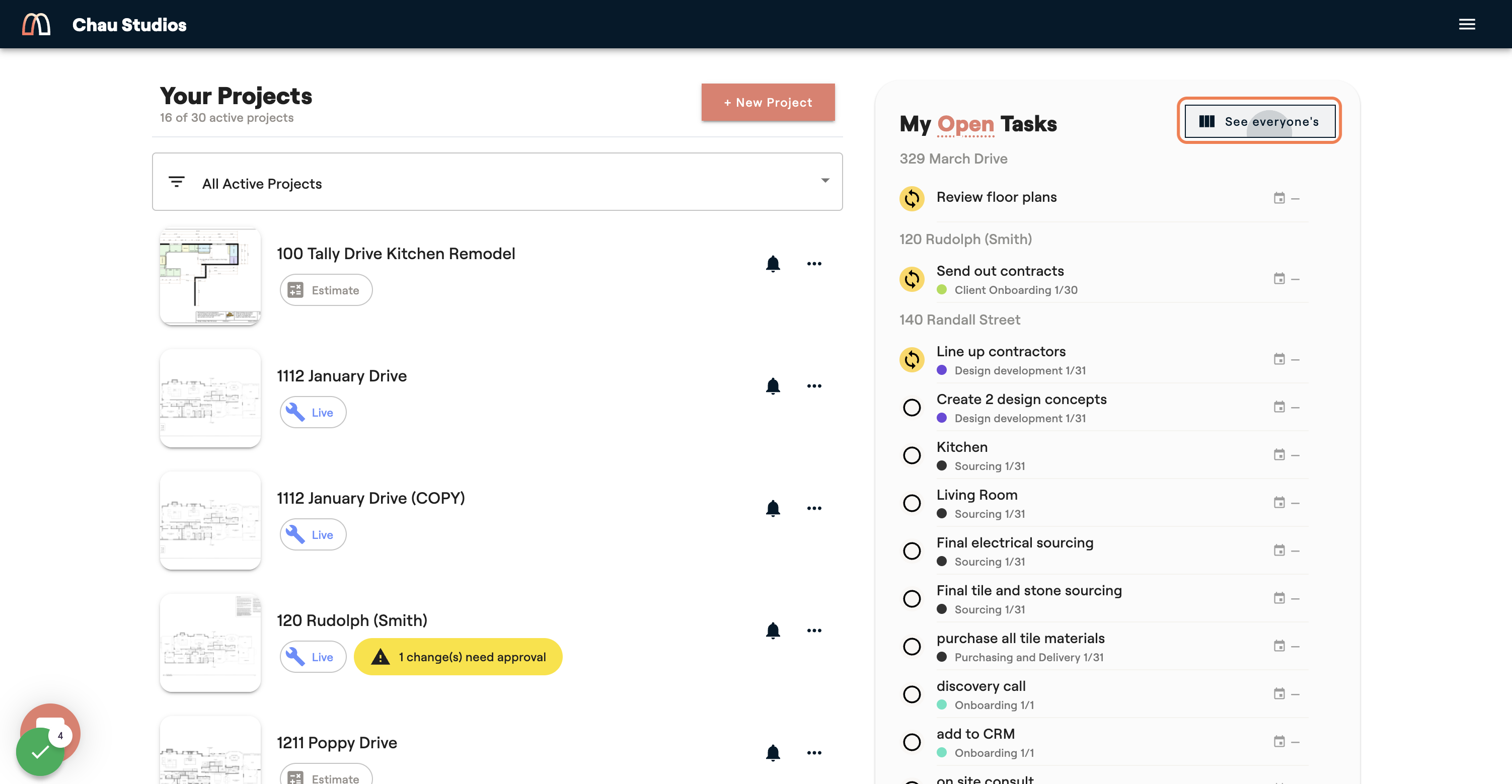 If you would like to explore your entire team's to-dos in one place, click on "See everyone's"