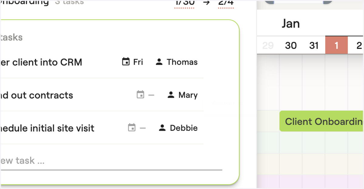 Click on the existing assigned team member to open a menu