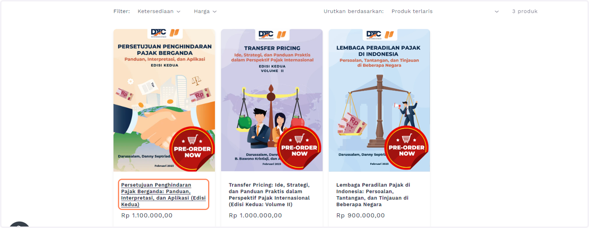 Pilih buku yang ingin Anda beli.