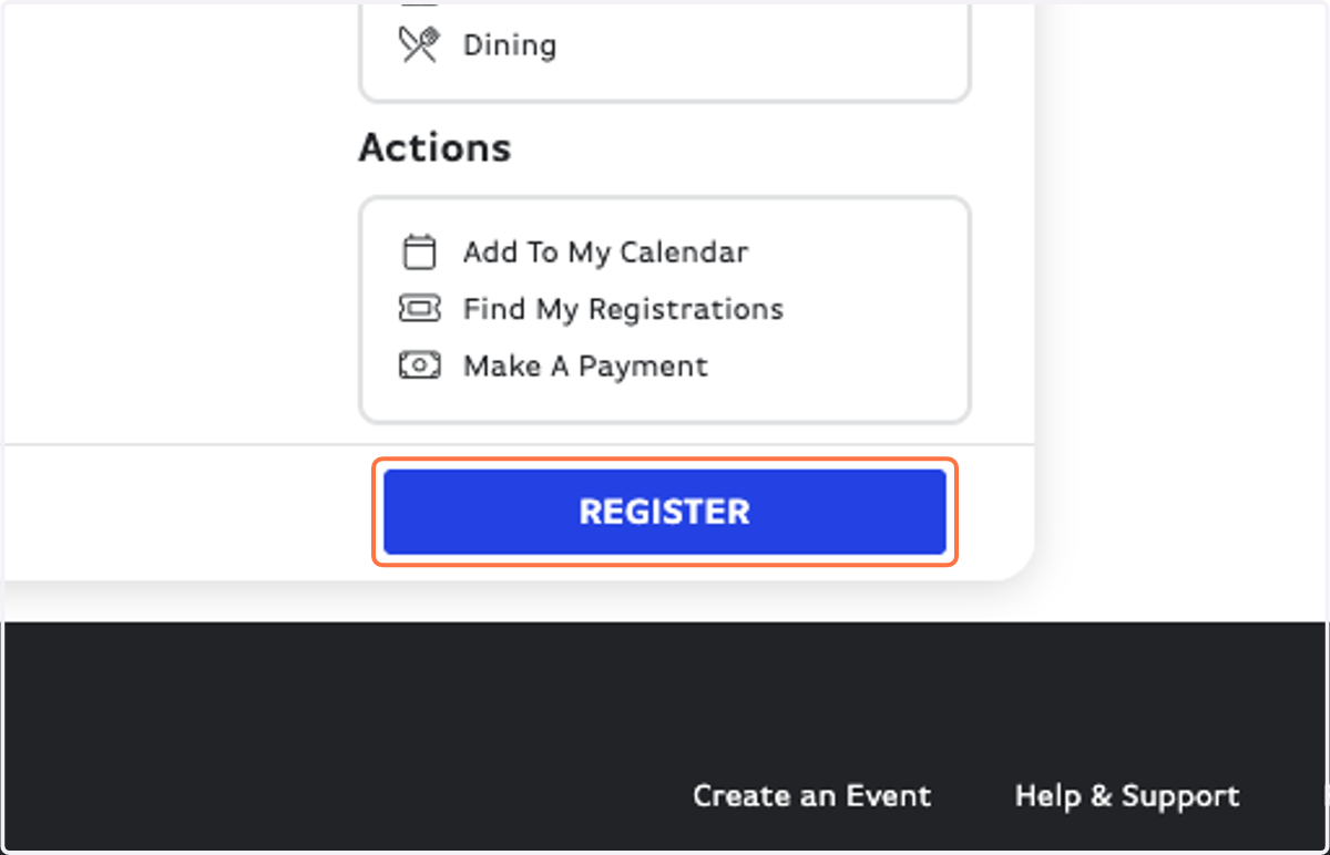 Click on REGISTER