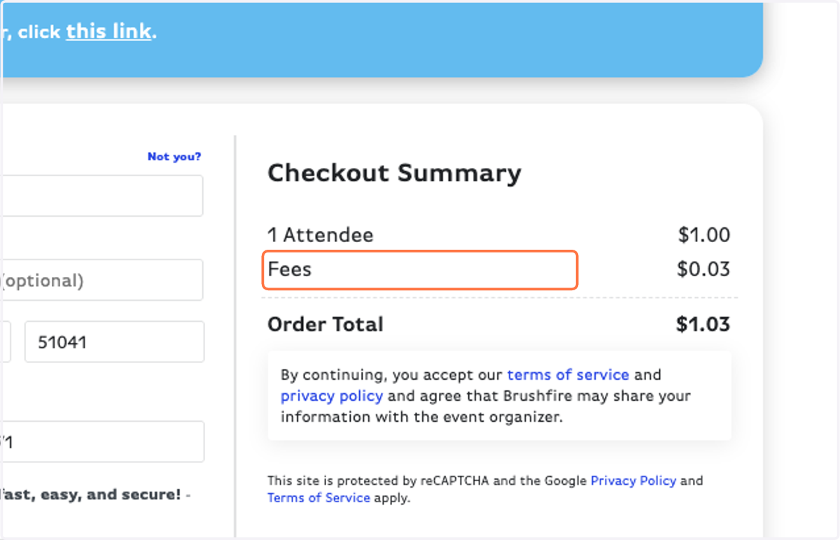 NOTE: All card payments will incur a 2.9% service fee.