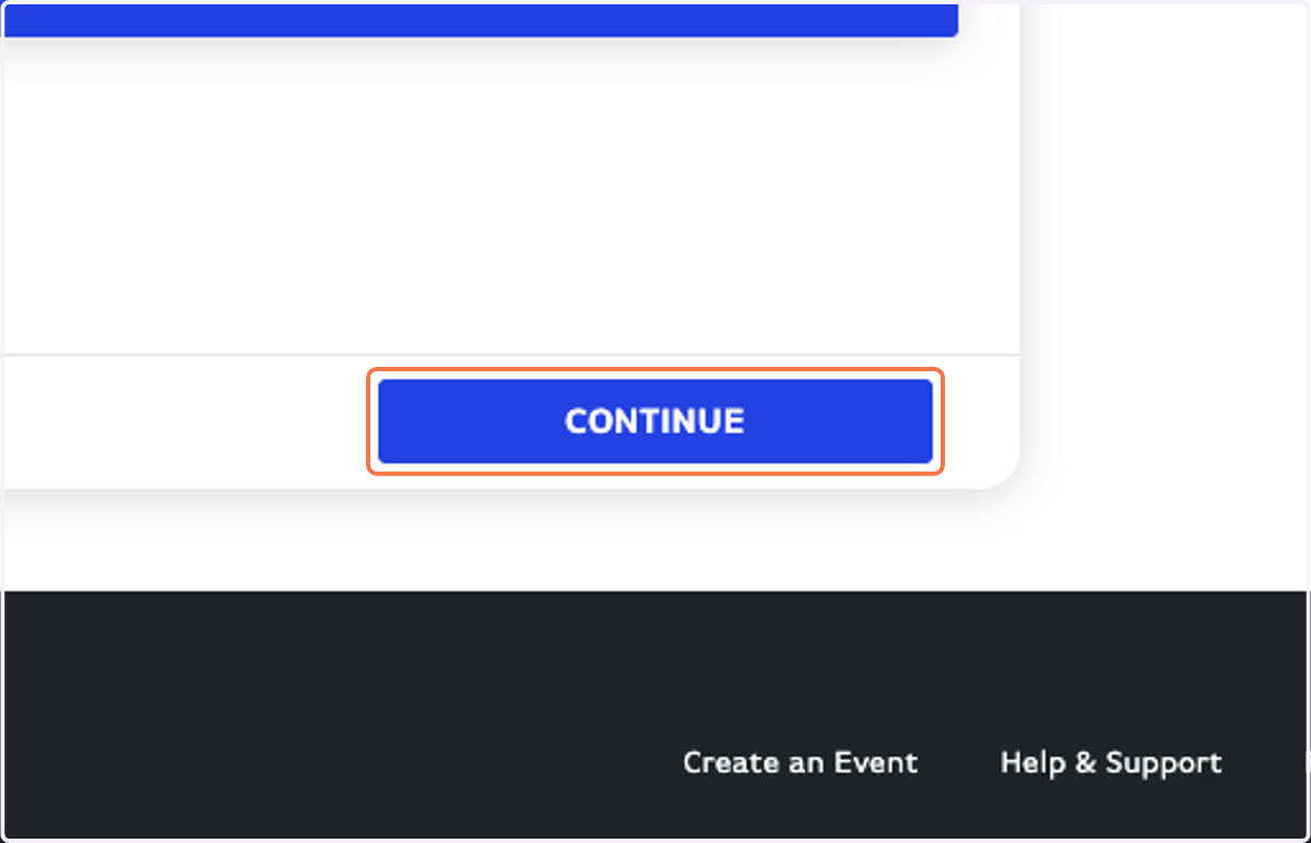Click on CONTINUE