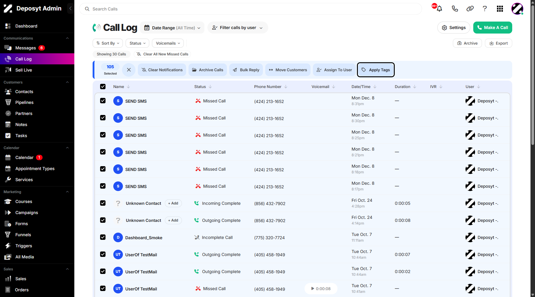 Step 6: Click on Apply Tags to continue.