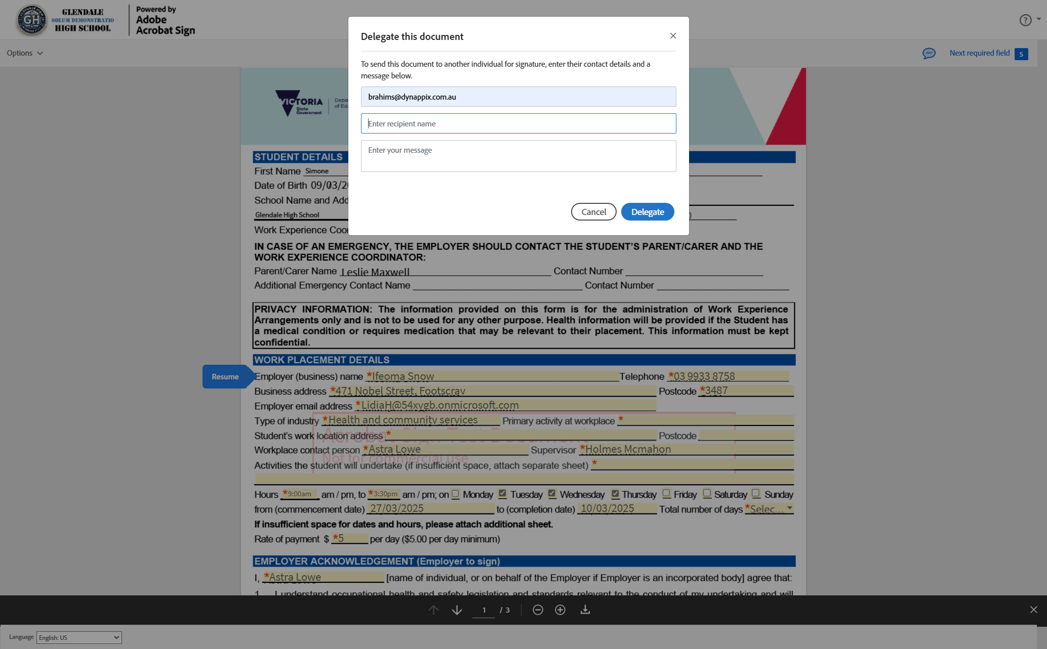 (Optionally) Add a note for context.