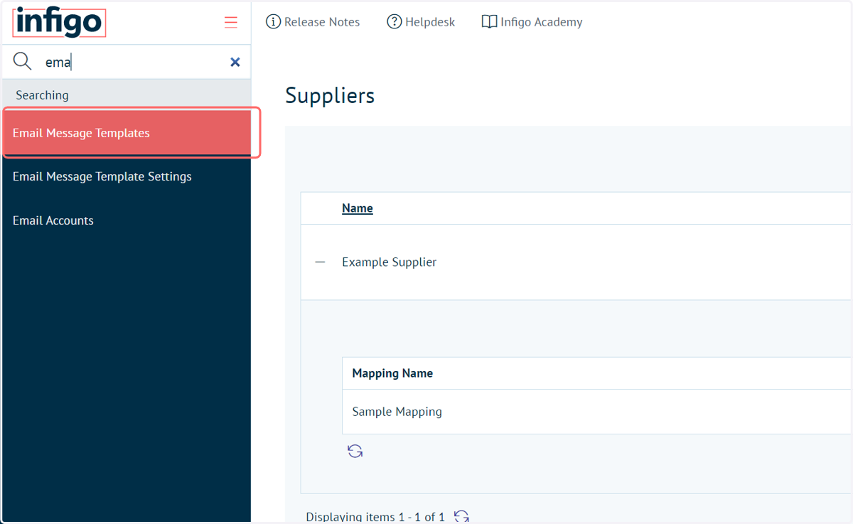 To create a new message template, navigate to Email Message Templates