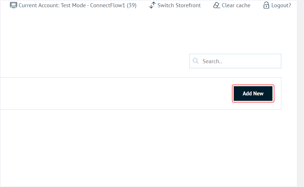 Click on Add New