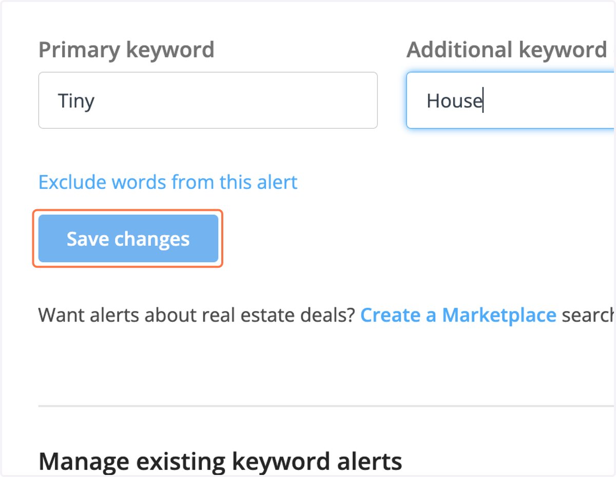 Click on Save changes