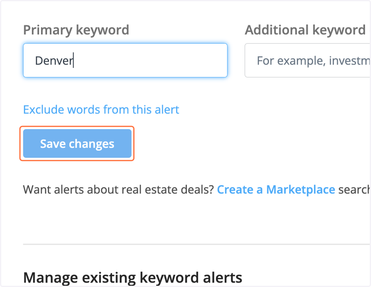Click on Save changes