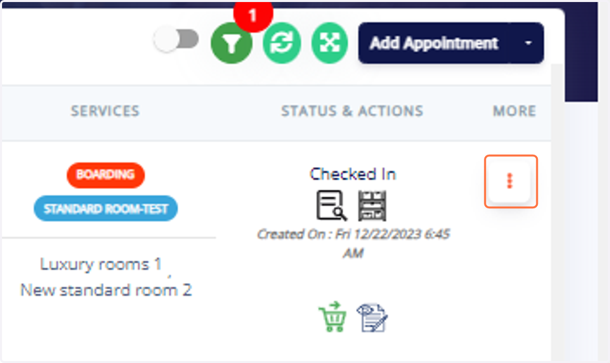 If you updated the invoice, take the following steps to view it: Click on the overflow menu (usually represented by three dots)
