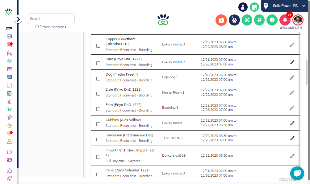 Navigate to the "To-do" section. Click on the runcard for the appointment that you moved to a different room.