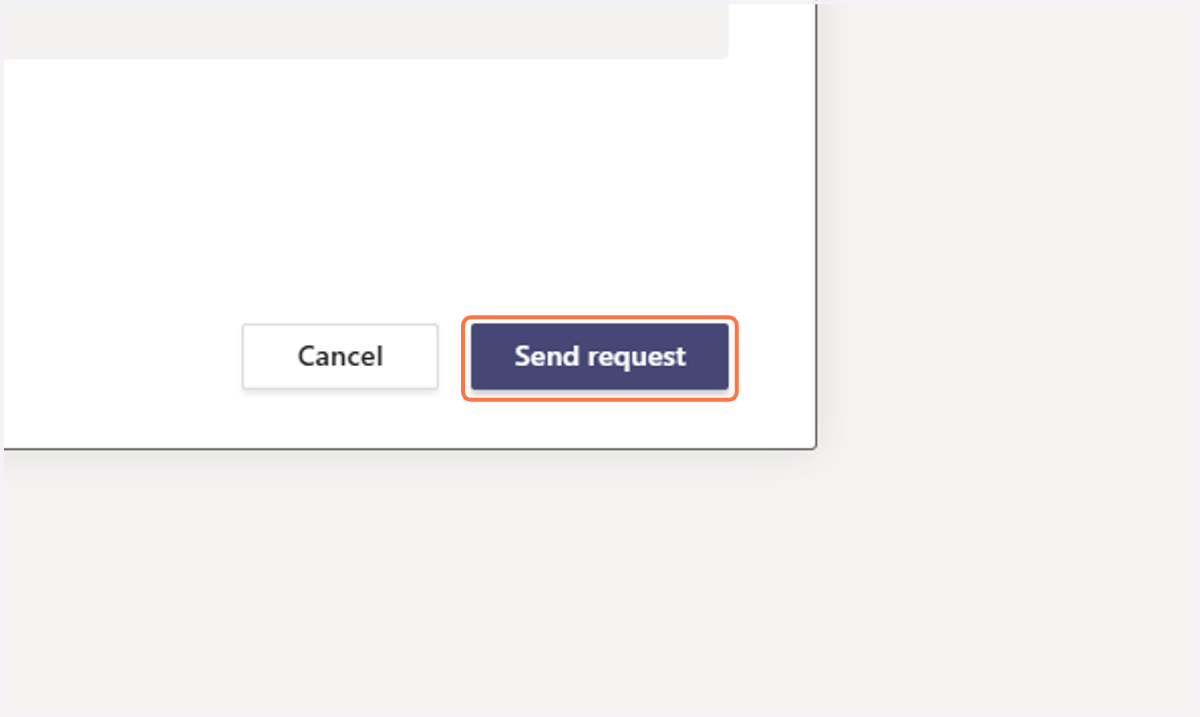 Click on Send request
