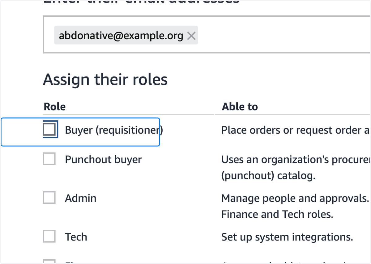 Uncheck Buyer (requisitioner)