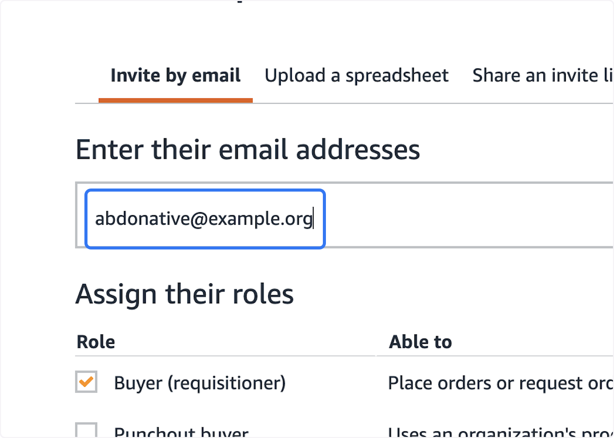 Type "abdonative@example.org"