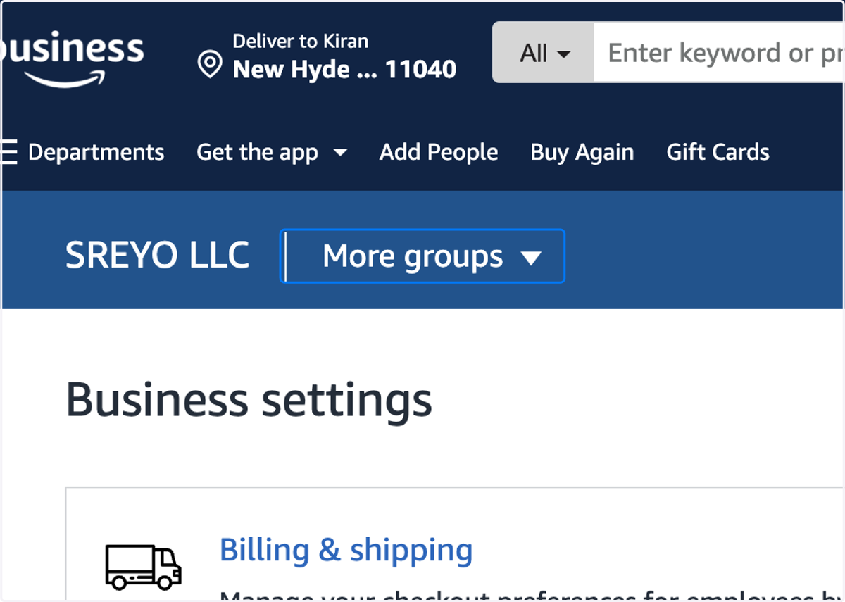 Click on More groups