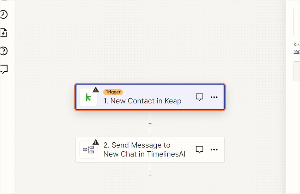 Connecting Keap with WhatsApp
