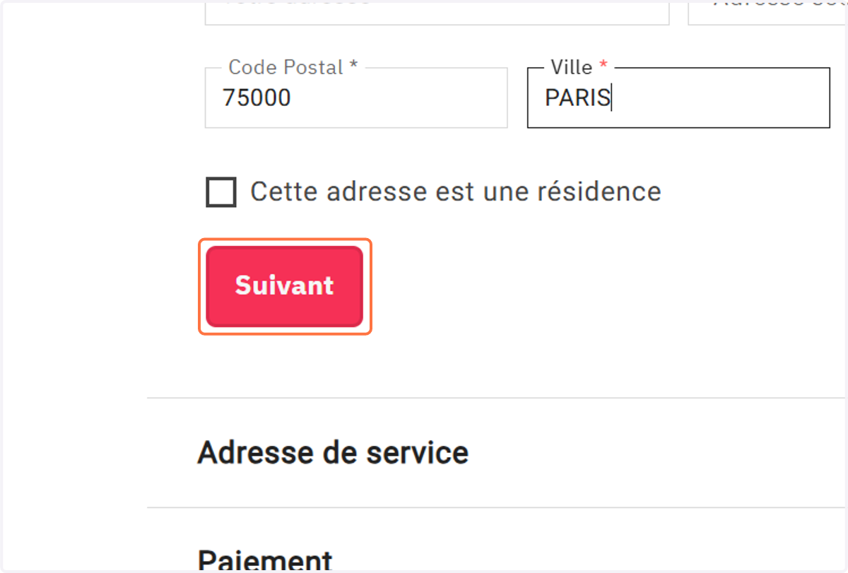 Cliquez sur "Suivant