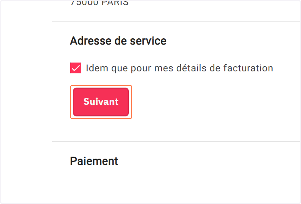 Cliquez sur "Suivant"