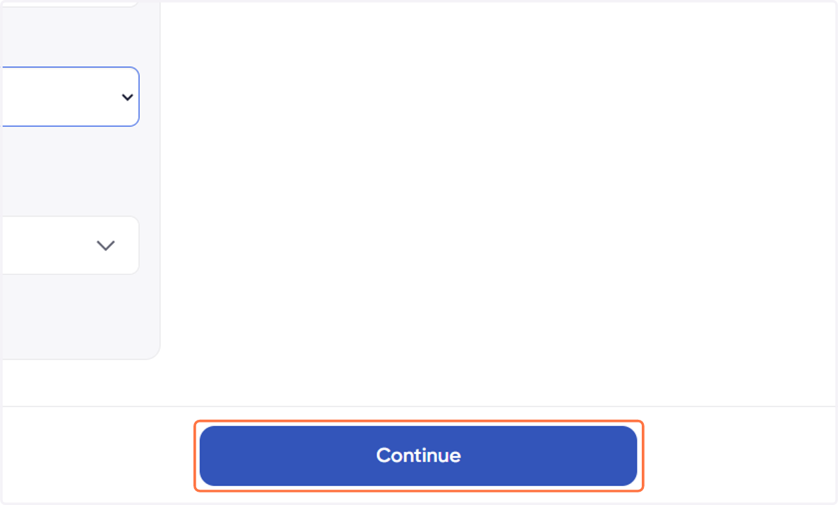 Click on Continue