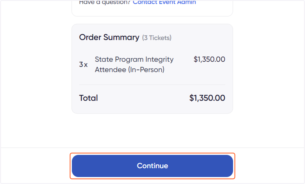 Select payment method and complete checkout