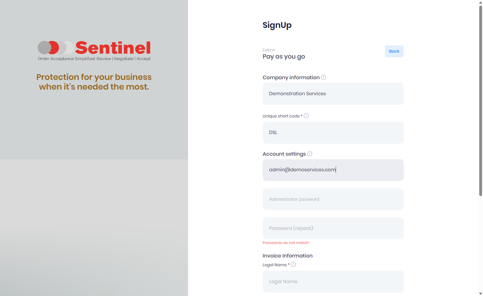 Register – RCC Sentinel Help