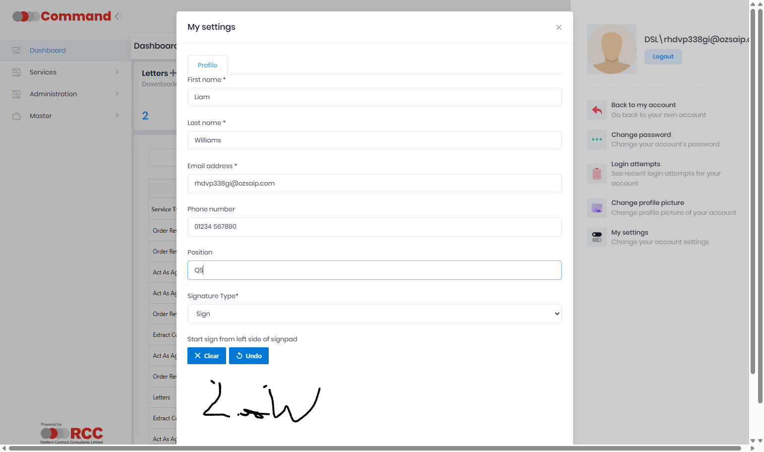 Register – RCC Sentinel Help