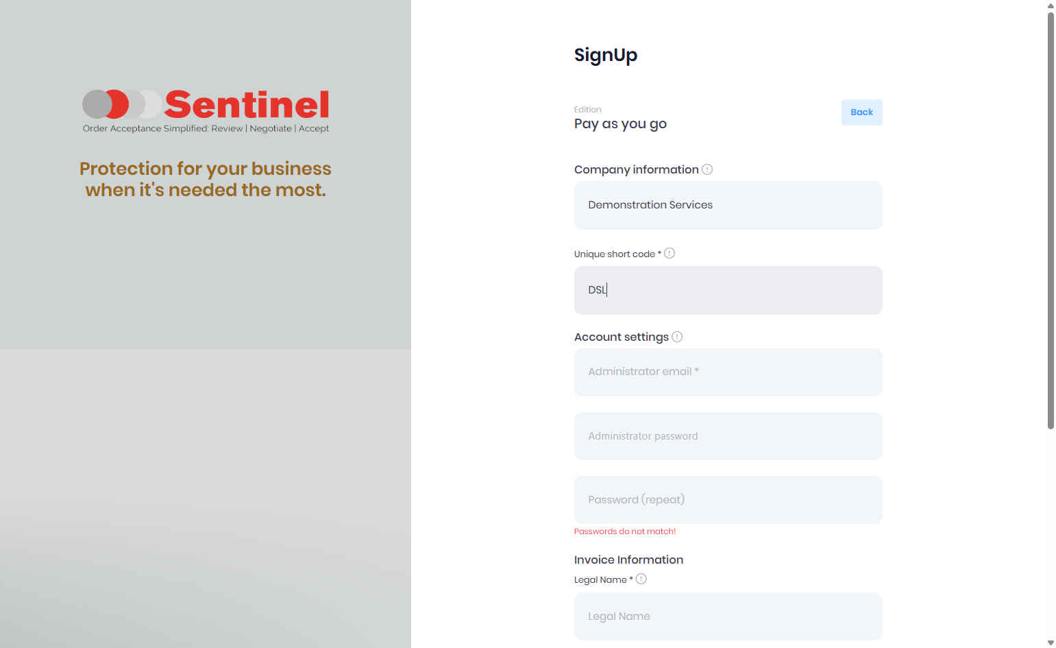 Register – RCC Sentinel Help