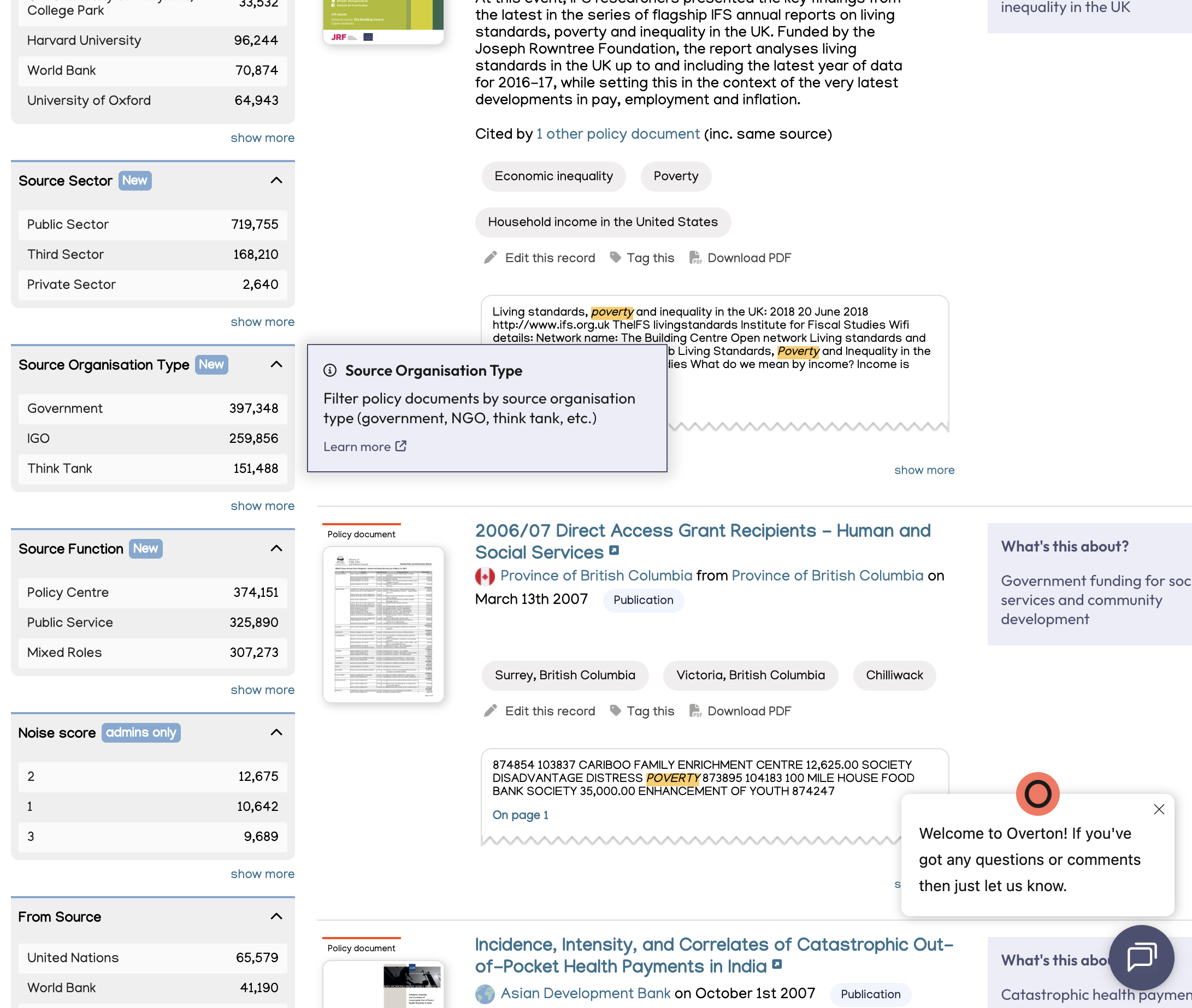 Source Organisation Type…